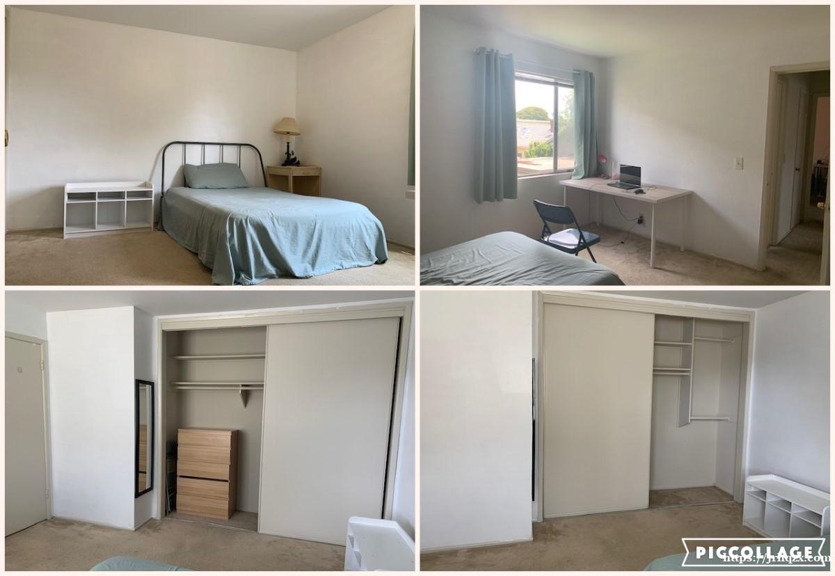 旧金山半岛San Mateo公寓三房一浴主卧/侧卧出租 旧金山半岛San Mateo公寓三房一浴主卧/侧卧出租