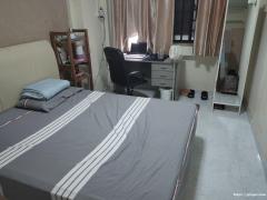 巴西里52街普通房出租，双人床，干净整洁，交通生活便利