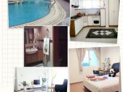 中巴鲁地铁附近公寓，高层视野好，大房间，独立洗漱间和卫生间，