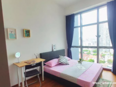 紫线花拉公园网红公寓主人房、无屋主、可煮＋可报地址