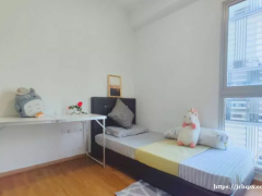 文庆地铁口 八河公寓 2人住 可煮 近SMU 带泳池健身房 