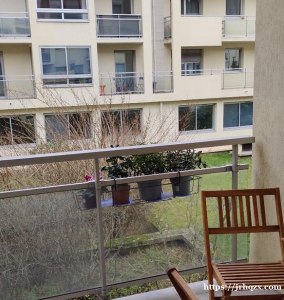 地铁1号 esplanade de la defense ,二楼，两室一厅，带车