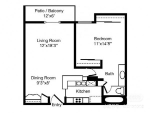 南湾黄金地段超值1B1B【7分钟到总部】 San Jose 1b1b Apartment 便宜短