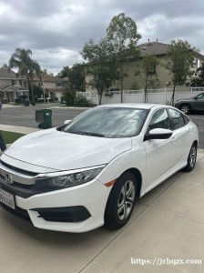 2018年Honda Civic, 57k miles, clean title, no accid