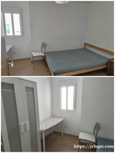 马德里五号线地铁3-4分钟，别墅一楼30平米的大房间出租，包水电网络，夫妻租550欧，一个人450欧