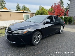 买菜车闲置，黑色2016 Toyota Camry SE，65k miles，clean title