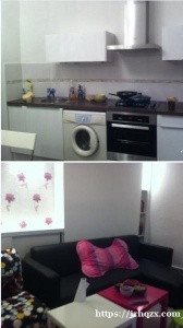 VITRY SUR SEINE带家具独立一房一厅40平700欧近RER C每个房间都有窗，采光好。