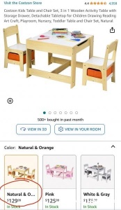 转让 全新儿童 桌椅 一套 $65 Summerlin 自取 有意者加微信