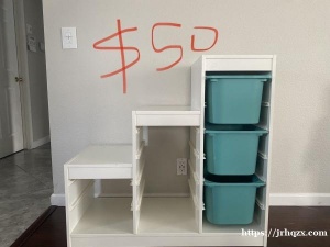 自取95828 Ikea storage + free 3 bins, 户外小孩playhouse