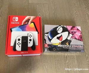 转全新nintendo switch oled persona5套装。均是全新正品，自家所以未拆