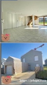 坐标 大巴黎华人区Bussy-Saint-Georges 77600封闭小区里面的独立别墅，四房一厅