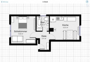 Oberhausen 噢博豪森，主火车站两站地，有住房一套，40平米左右，拎包入住，月租550欧