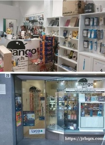 米兰边legnano市中心手机店出售，市中心店铺，60平米有地下室同样大小