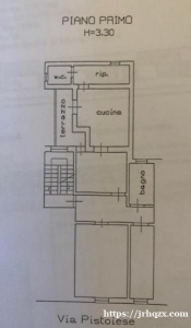 中国街正街出租 2房1厅，大厨房，2个卫生间，杂物间，阳台，适合一家人住。