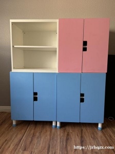 Ikea儿童组合柜，一共四个，$120，尔湾自提
