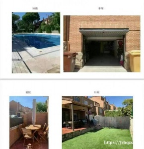 联排别墅出租 BOADILLA DEL MONTE 5室2厅3卫+空调暖气整租 __-面积250平，