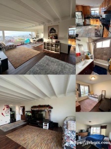 【House出租】Daly City 海景，二楼两房一厅一卫，$2900，干净整洁，适合正职家庭及学