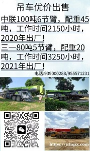 安哥拉罗安达吊车出售