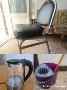 七区超便宜出： 拖把拖把桶一套  带灯烧水壶 学习皮板凳（坐姿舒适很软）