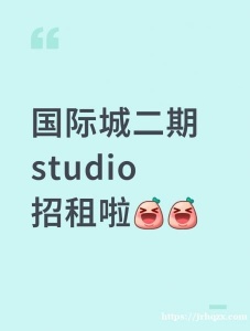 出租国际城二期的studio