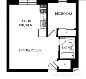 近法拉盛邮件四分钟一房一厅