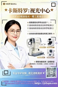 卡斯布罗:视光中心 精准验光 · 精工配镜